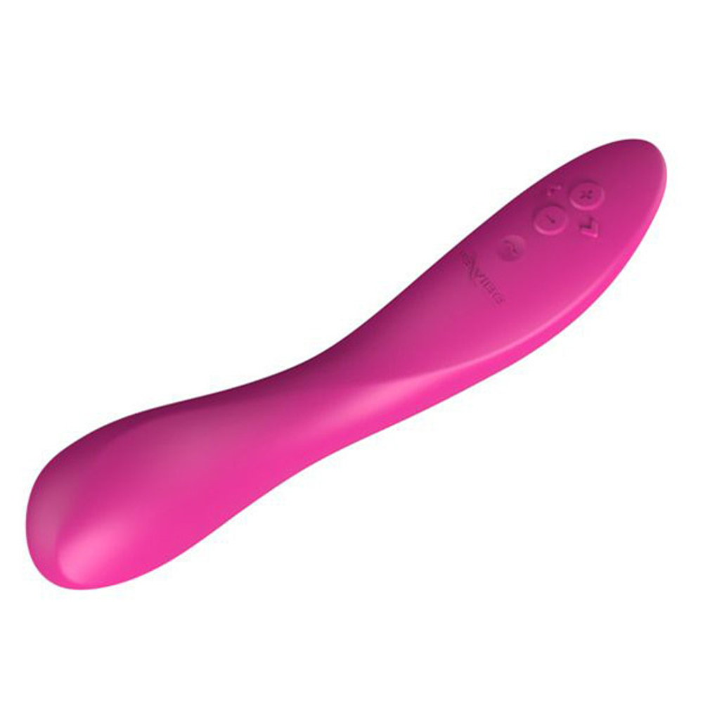 Розовый изогнутый вибромассажер 21,7см We-Vibe Rave 2 SNRA2SG3