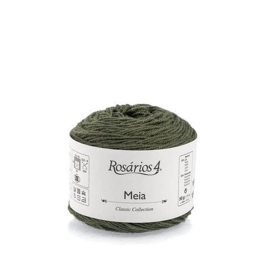 Пряжа ROSARIOS 4 Meia (70% меринос, 30% полиамид)