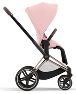 Коляска 3 в 1 Cybex Priam IV Rosegold complete и автокресло Cloud T i-Size Cozy Beige Plus Peach Pink