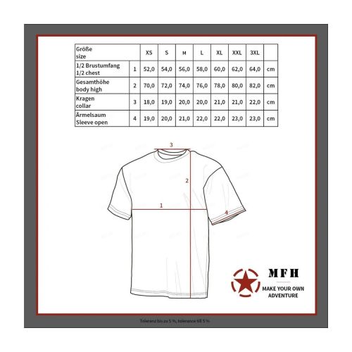 Футболка MFH US T-Shirt, 170g/m², камуфляж - Digital Urban