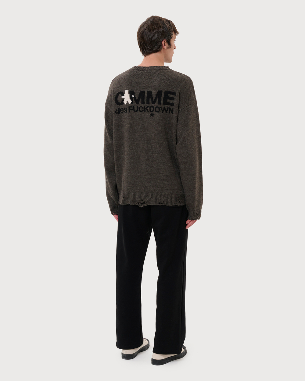 COMME DES FUCKDOWN ДЖЕМПЕР СЕРЫЙ