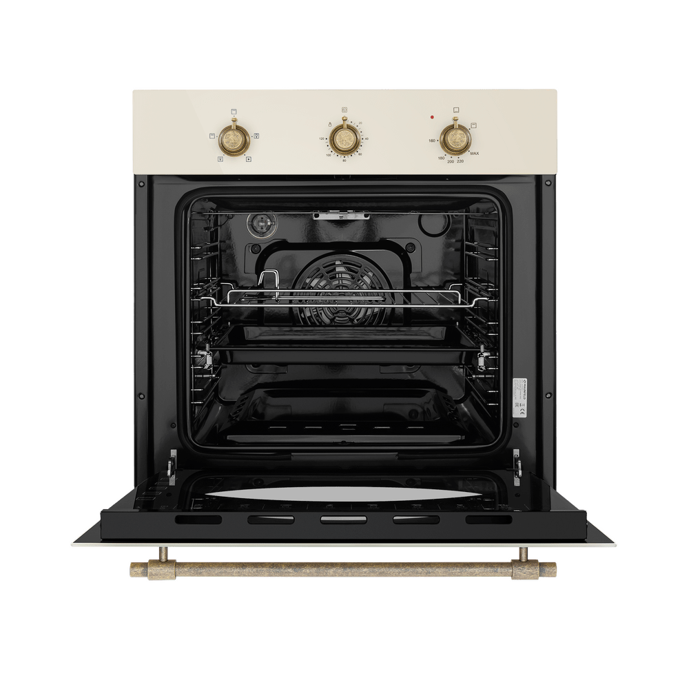 Встраиваемый газовый духовой шкаф с электрическим грилем MAUNFELD EOGC604RIB.MT Slim