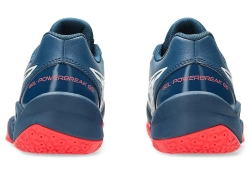 Детские теннисные кроссовки Asics Gel-Powerbreak GS - mako blue/white