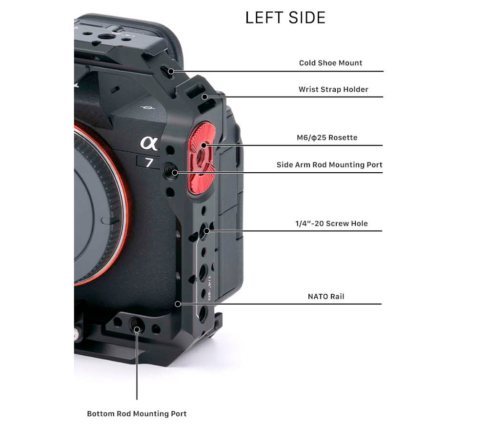 Клетка Tilta Camera Cage Pro Kit для Sony a7 IV и др., черная