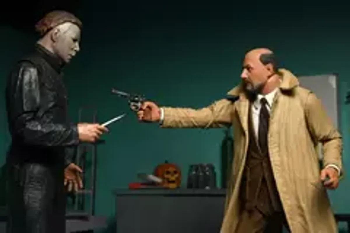 Фигурка NECA Halloween 2: Michael Myers and Dr Loomis 2-pack