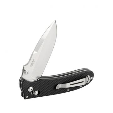 Складной нож Ganzo D704-BK черный (D2 сталь) c клинком из стали D2, рукоять G10