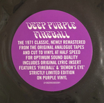 Deep Purple / Fireball (Coloured Vinyl)(LP)