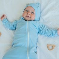 Слип на молнии "Светлый деним" 0+