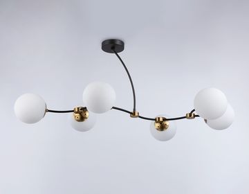 Потолочный светильник 6*Е27 TR2555/6 BK/SB чёрный/бронза Modern Ambrella