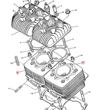 Цилиндр Yamaha VK540 83R113110000