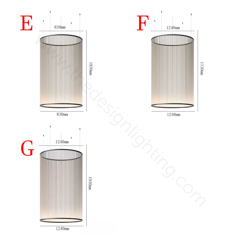 Pendant design lamp Array by Vibia