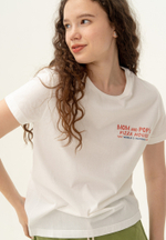 Футболка Bowery NYC "Mom And Pop's" Optic White