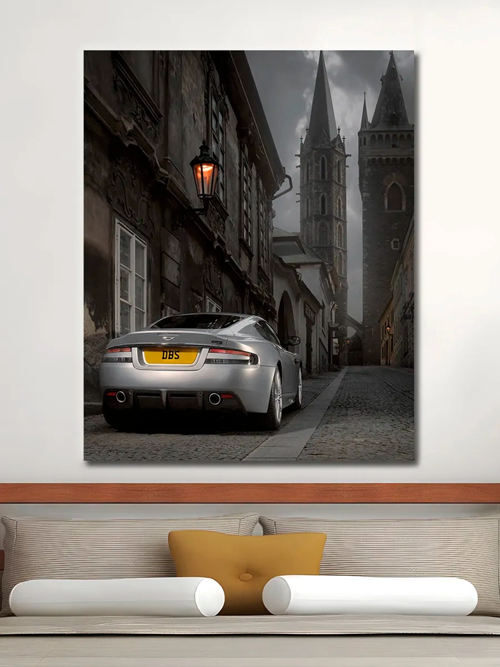 Картина "Aston Martin DBS" на стену 50х70см 1шт.