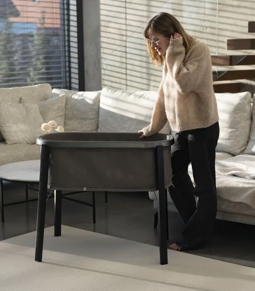 Колыбель Stokke Snoozi Серая
