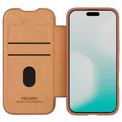 Кожаный чехол-книжка Nillkin Leather Qin Pro для iPhone 17 Air