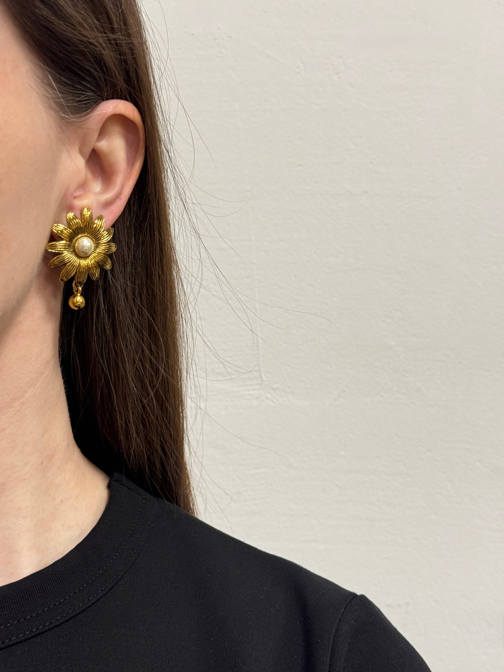 Клипсы Цветы Sonia Rykiel
