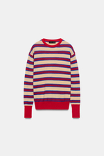 СВИТЕР В ПОЛОСКУ ИЗ МЯГКОЙ 100% ШЕРСТИ — ZARA