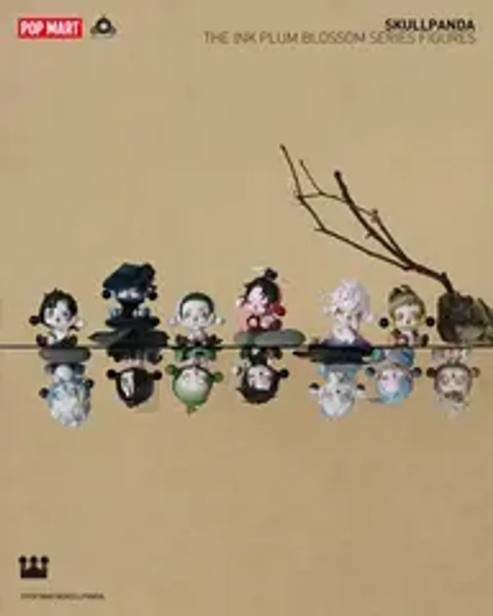 Случайная фигурка POP MART Skullpanda The Ink Plum Blossom