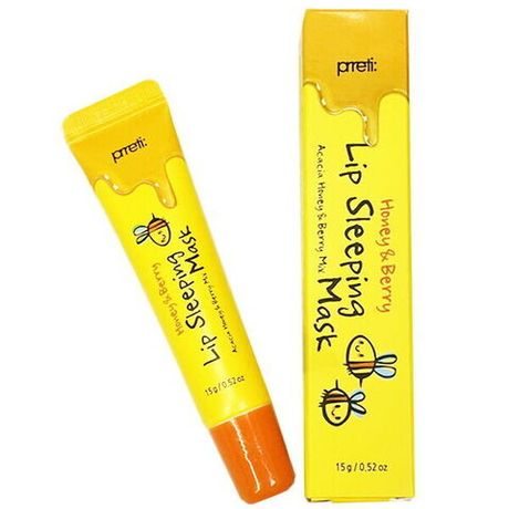 Медовая маска для губ Prreti Honey&Berry Lip Sleeping Mask, 15г
