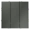 Выключатель трехклавишный Voltum S70 Титан VLS030106