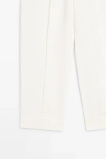 БРЮКИ ИЗ ЛЬНА С ПОДВЕРТЫШАМИ - MASSIMO DUTTI