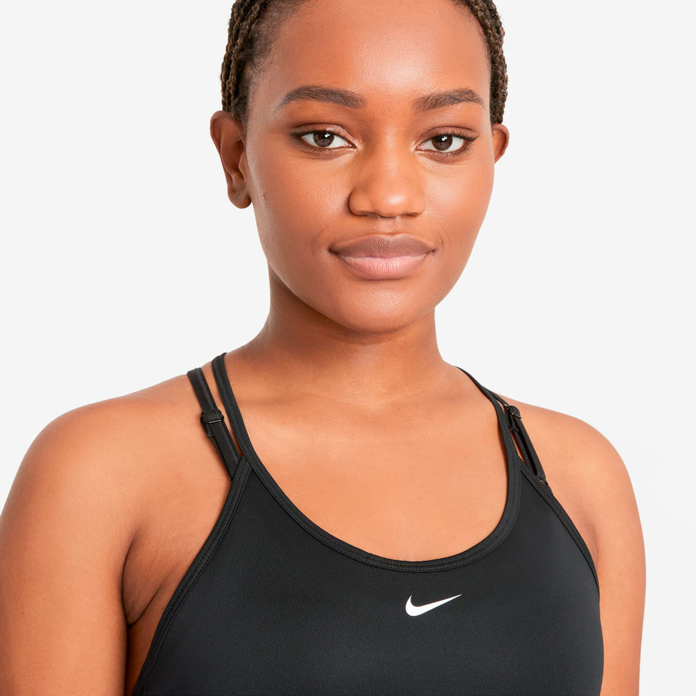 Женская теннисная майка Nike Dri-Fit One Elstka Tank Top Women - Black, White