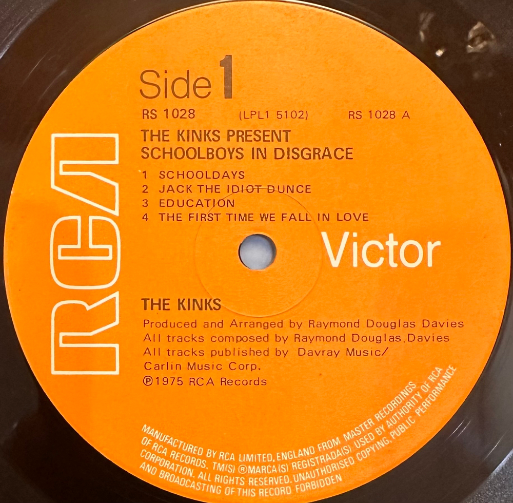 The Kinks - Schoolboys In Disgrace (Англия 1976г.)