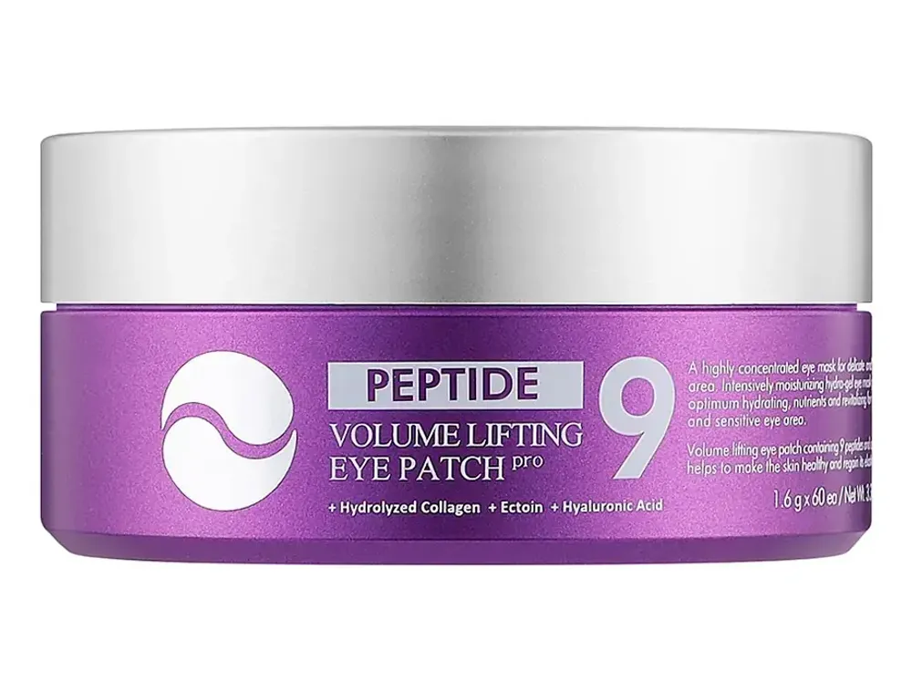 Гидрогелевые лифтинг-патчи для век с пептидами MEDIPEELPeptide 9 Volume Lifting Eye Patch Pro 60 шт. (Срок годности до 22.01.2027)