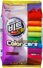 LION BEAT DRUM COLOR CARE Концентрированный стиральный порошок для автоматической стирки Защита цвета, 2,25 кг