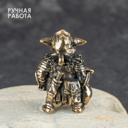 Бусина «Гоблин» из латуни
