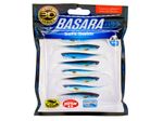 Виброхвост LUCKY JOHN Basara Soft Swim 3D, 2.5in (63 мм), цвет PG12, 8 шт/уп