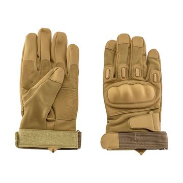 Тактические перчатки Guard Shield с костяшкой бежевые