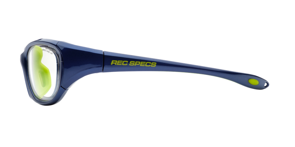 Спортивные очки с диоптриями Rec Specs / Rs-50 / Shiny Navy / Green / подростковые старше 10 лет