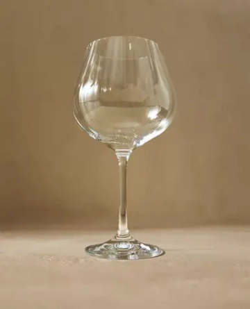 ZARA HOME БОКАЛ ИЗ СТЕКЛА BOHEMIA CRYSTAL С ВОЛНИСТЫМ РЕЛЬЕФОМ, ПРОЗРАЧНЫЙ