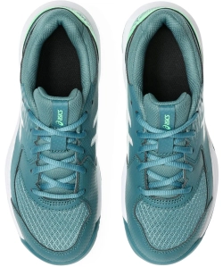 Детские кроссовки для падела Asics Gel-Dedicate 8 Padel GS - misty pine/white