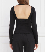 Блузка DOUBLE LAYER MILANO CALVIN KLEIN JEANS - черный(J20J221416)