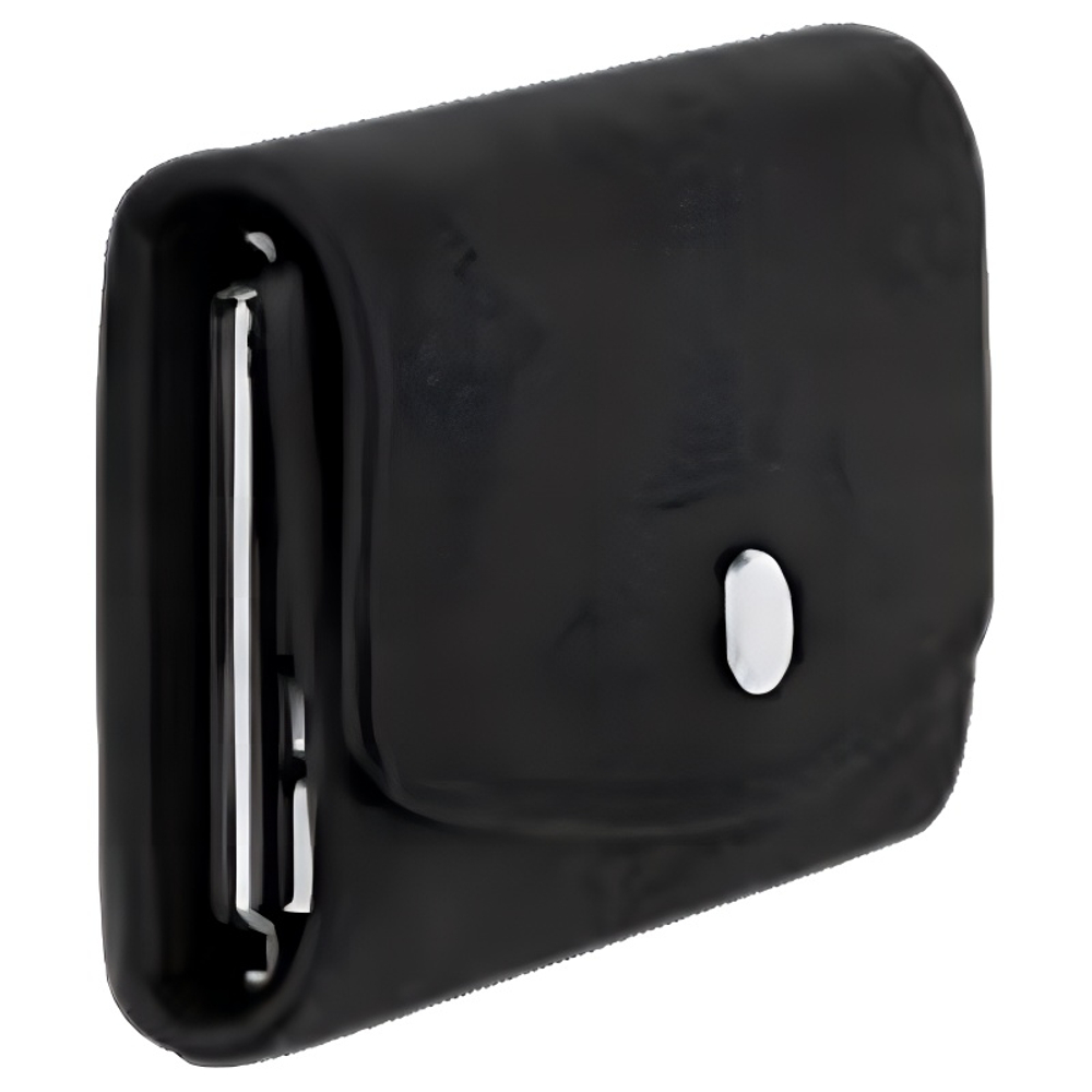 LOUIS VUITTON Cow Leather Key Pouch Women"s Black