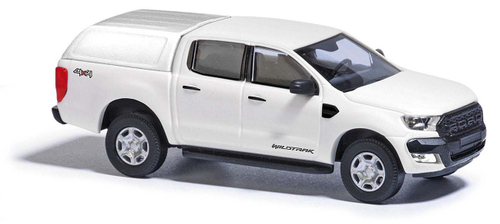 Автомобиль Ford Ranger с с жесткой крышей, белый (H0)