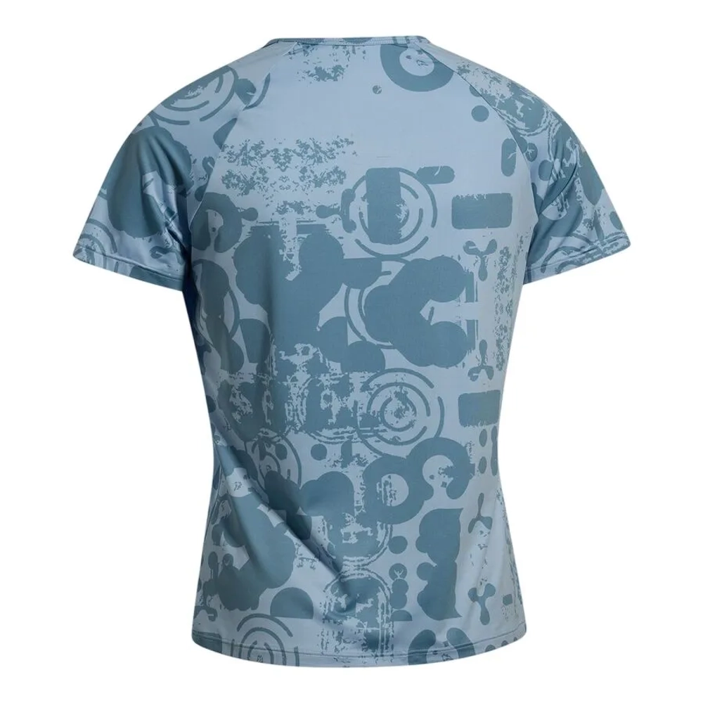 Женская теннисная футболка Joma Challenge Short Sleeve - sky blue
