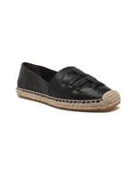 Кожаные эспадрильи woven double t aline TORY BURCH - черный(144042)