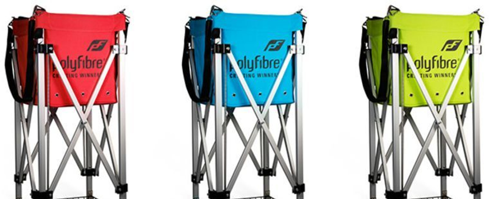 Корзина на колесах для мячей Polyfibre Heavy Duty Ball Cart