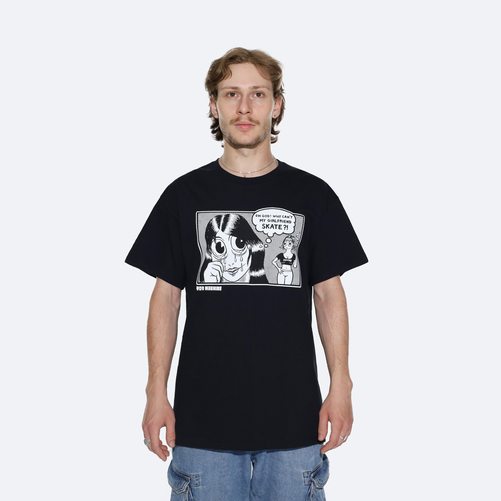 Футболка Thrasher x Toy Machine Girfriend T-Shirt (black) артикул: - купить в магазине Дайс