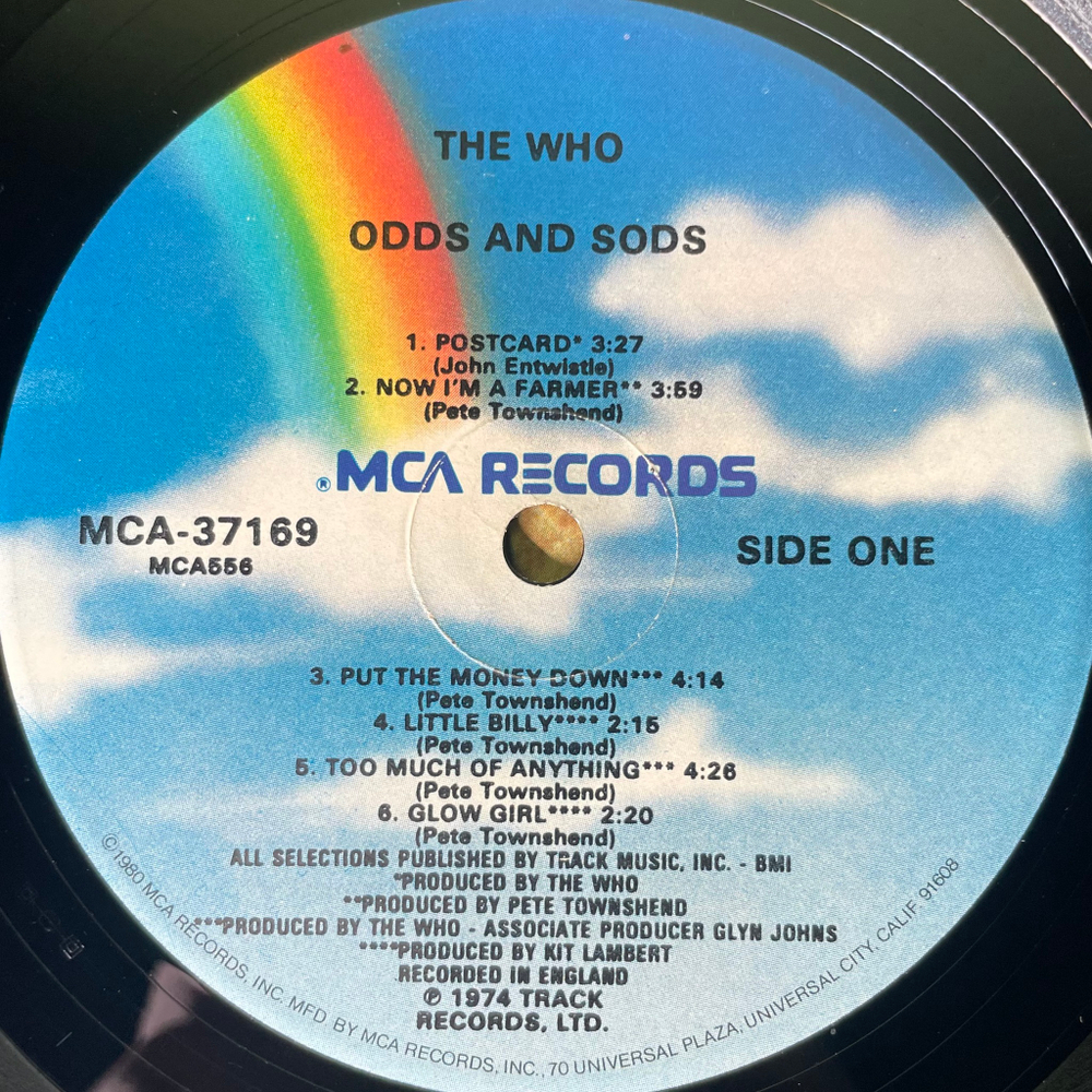 The Who ‎– Odds & Sods (США)