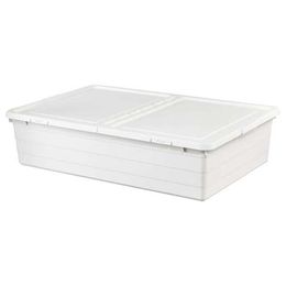 Коробка для хранения с крышкой IKEA SOCKERBIT (СОККЕРБИТ), Белый, 50x77x19 cm