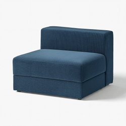 IKEA JÄTTEBO  (ИКЕА ЙЭТТЕБО)  -  Чехол на модуль 1,5-местный с ящиком для хранения - Самсала тёмно-синий