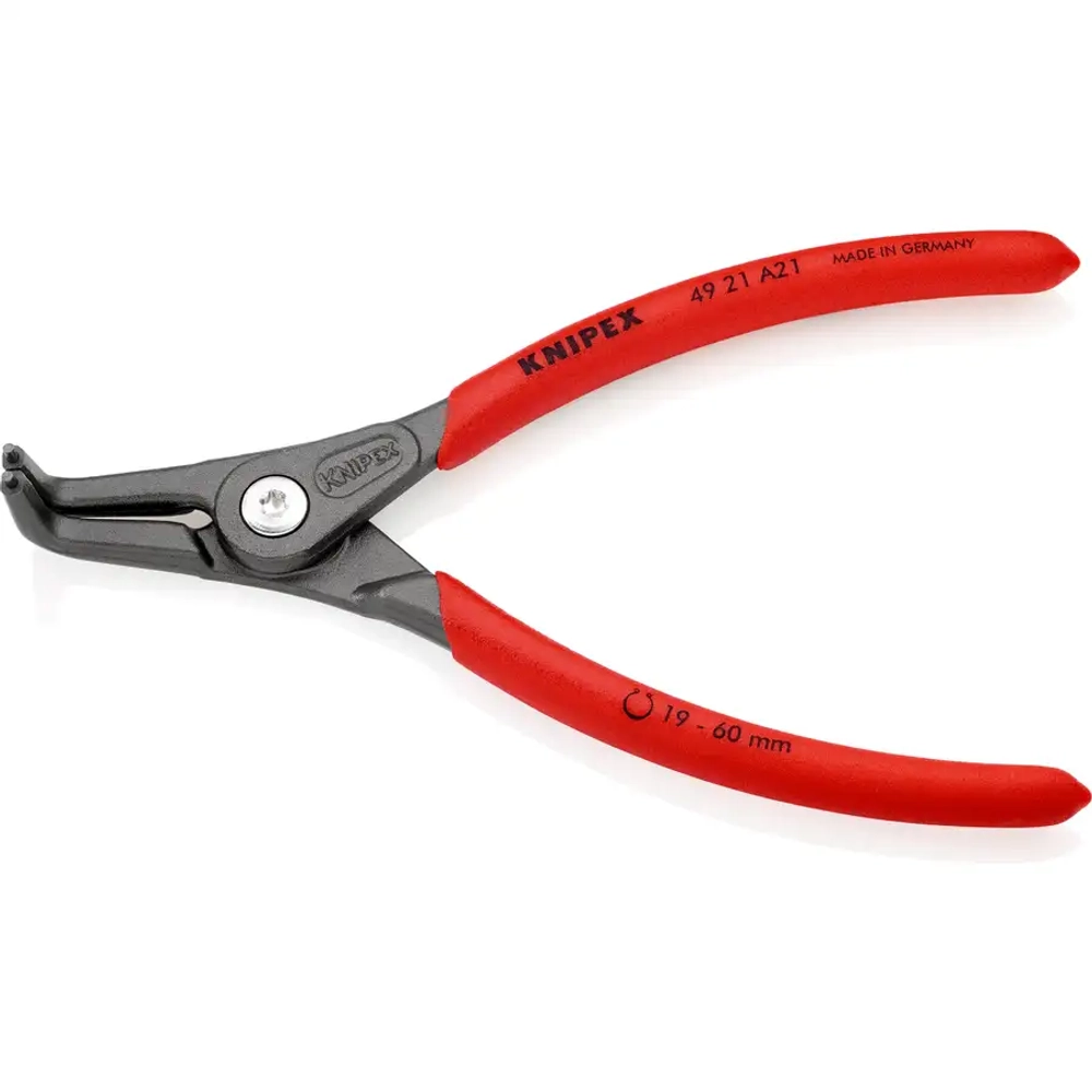 Прецизионные щипцы для стопорных колец черненая 165 мм Knipex 49 21 A21 SB