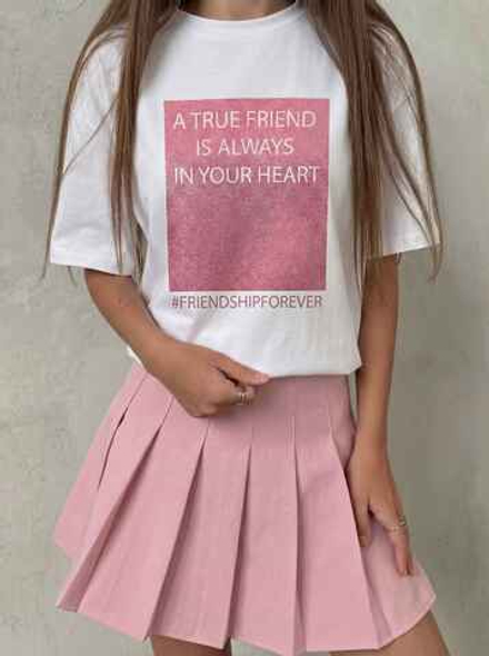 Футболка для девочки true friend