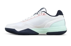 Теннисные кроссовки Wilson Rush Pro 5 - white/bay/fiery coral