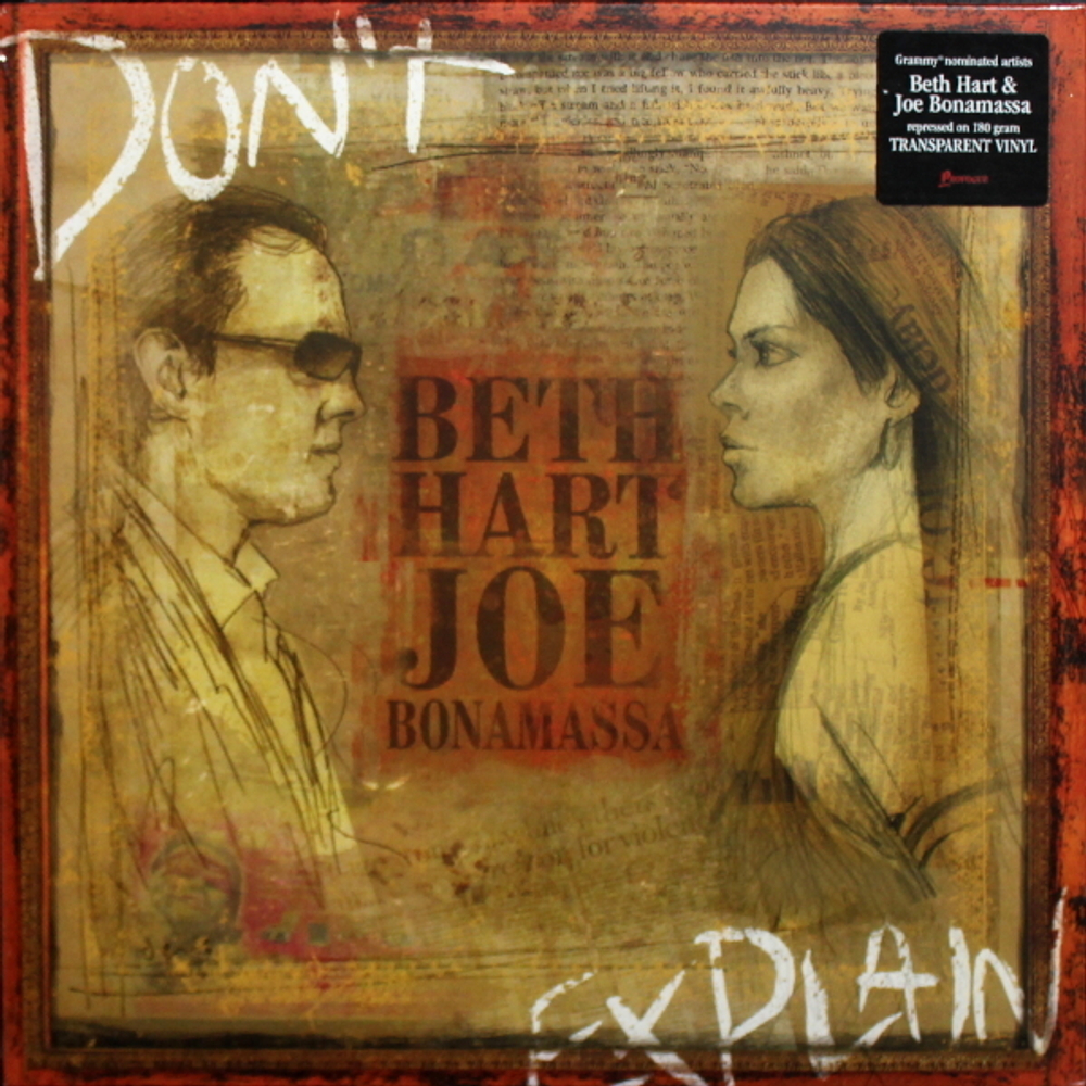 Beth Hart & Joe Bonamassa / Don't Explain (Clear Vinyl)(LP)
