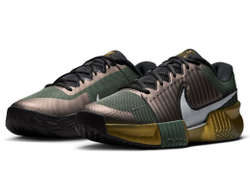 Мужские теннисные кроссовки Nike Zoom GP Challenge Pro Clay Premium - camo green/metallic gold/black/pure platinum